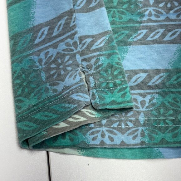 Vintage Peter B Floral Polo Shirt Mens XL Surf Beach Summer 90s Y2K 23x27.5 - Picture 6 of 11